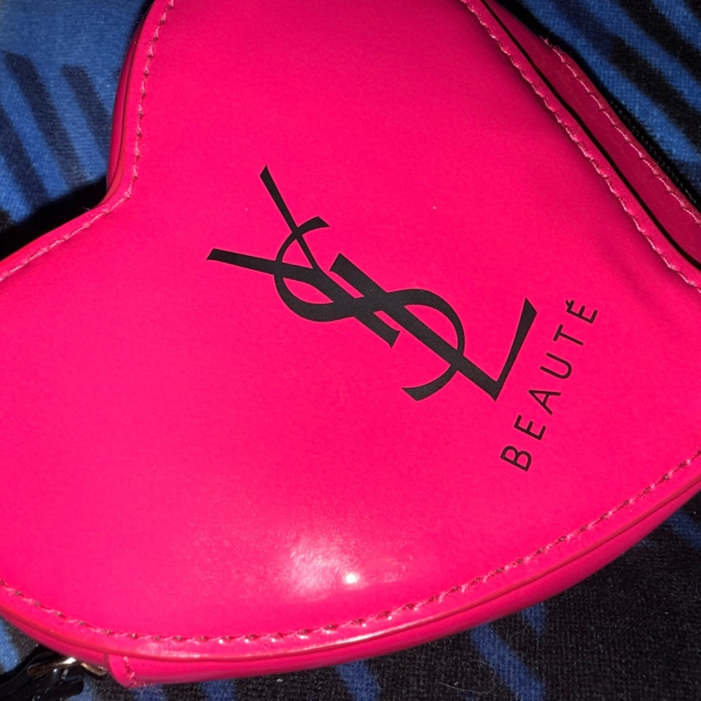 Hot Pink Heart Crossbody Bag